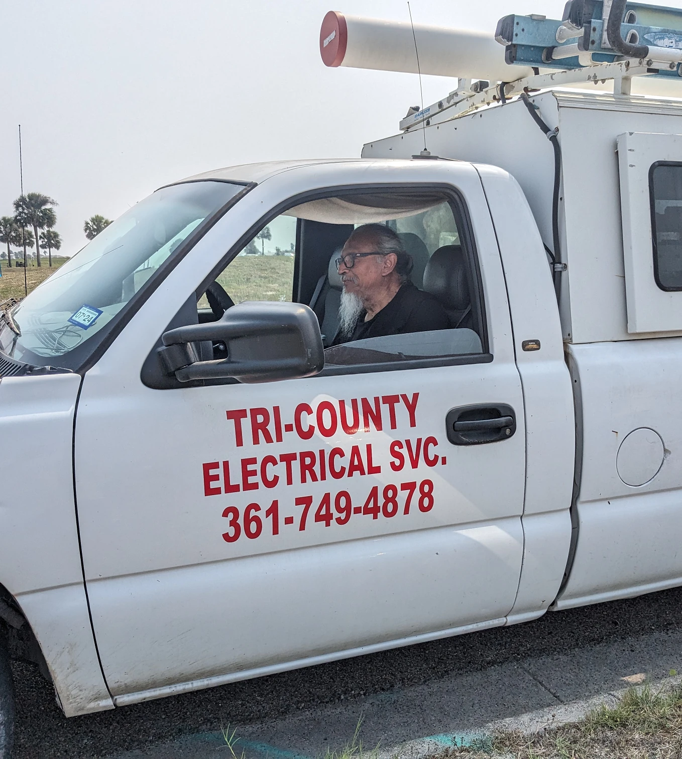 A Tri-County Electrical Services fleet truck.