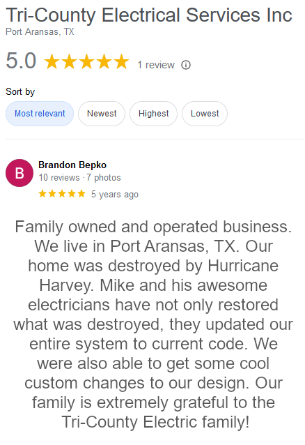 A screenshot of an online review.